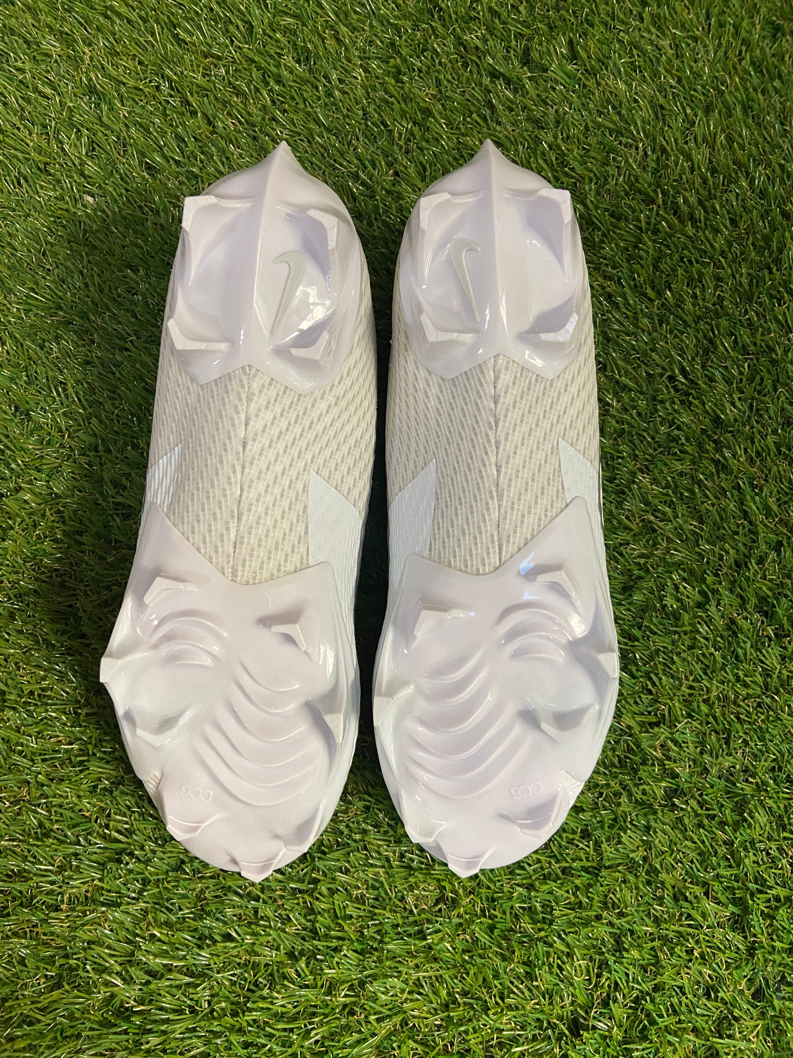 Nike Vapor Edge Speed 360 White Silver Football Cleats DA5455-100 Mens 14.5 Nike Vapor Edge Speed 360 2  main image 3