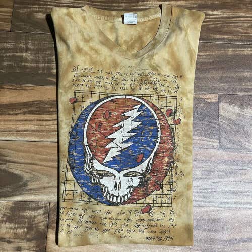Vintage 90s Grateful Dead Tie Dye Shirt XL Tall XLT Skull Jerry Garcia 1995 BHP