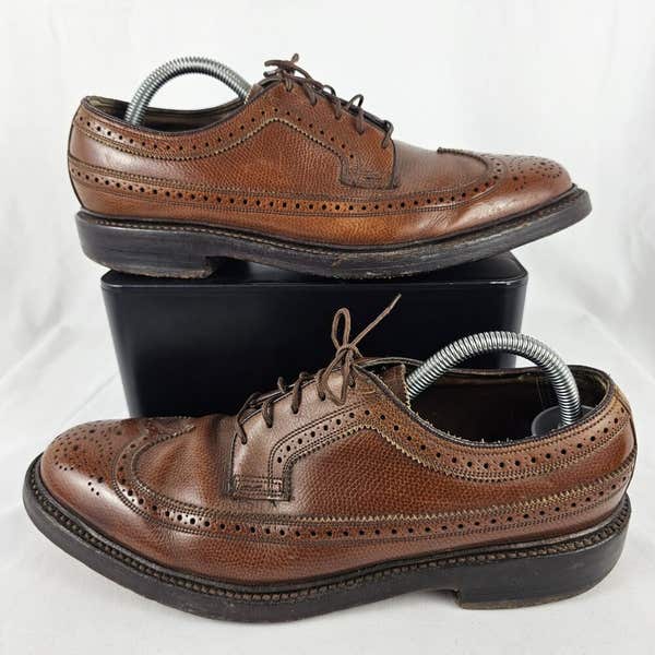 Vintage Florsheim Royal Imperial Men's Kenmoor Brown 5-Nail V
