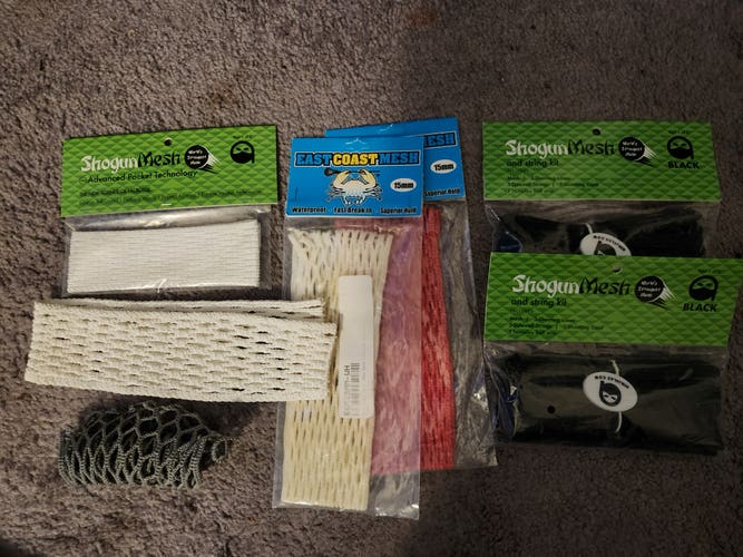 New Lacrosse Mesh and Mesh Kits