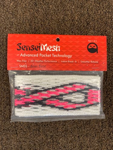 New NinjaLax Sensei Mesh Semi Soft BCA Breast Cancer Ribbon Lacrosse Mesh
