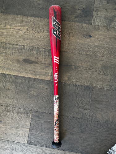 Used 2019 Marucci Alloy CAT Bat (-10) 17 oz 27"