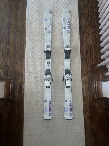 Kid's 120 cm With Bindings Skis