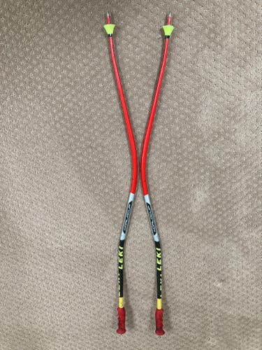 Used 52in (130cm) Leki Racing World Cup - GS Ski Poles