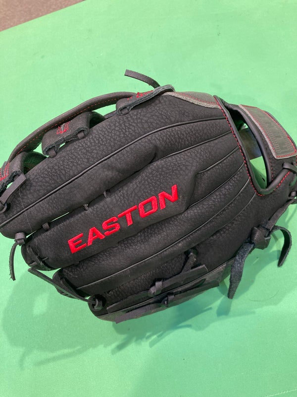 Used Easton Right Hand Throw Outfield Baseball Glove 13"