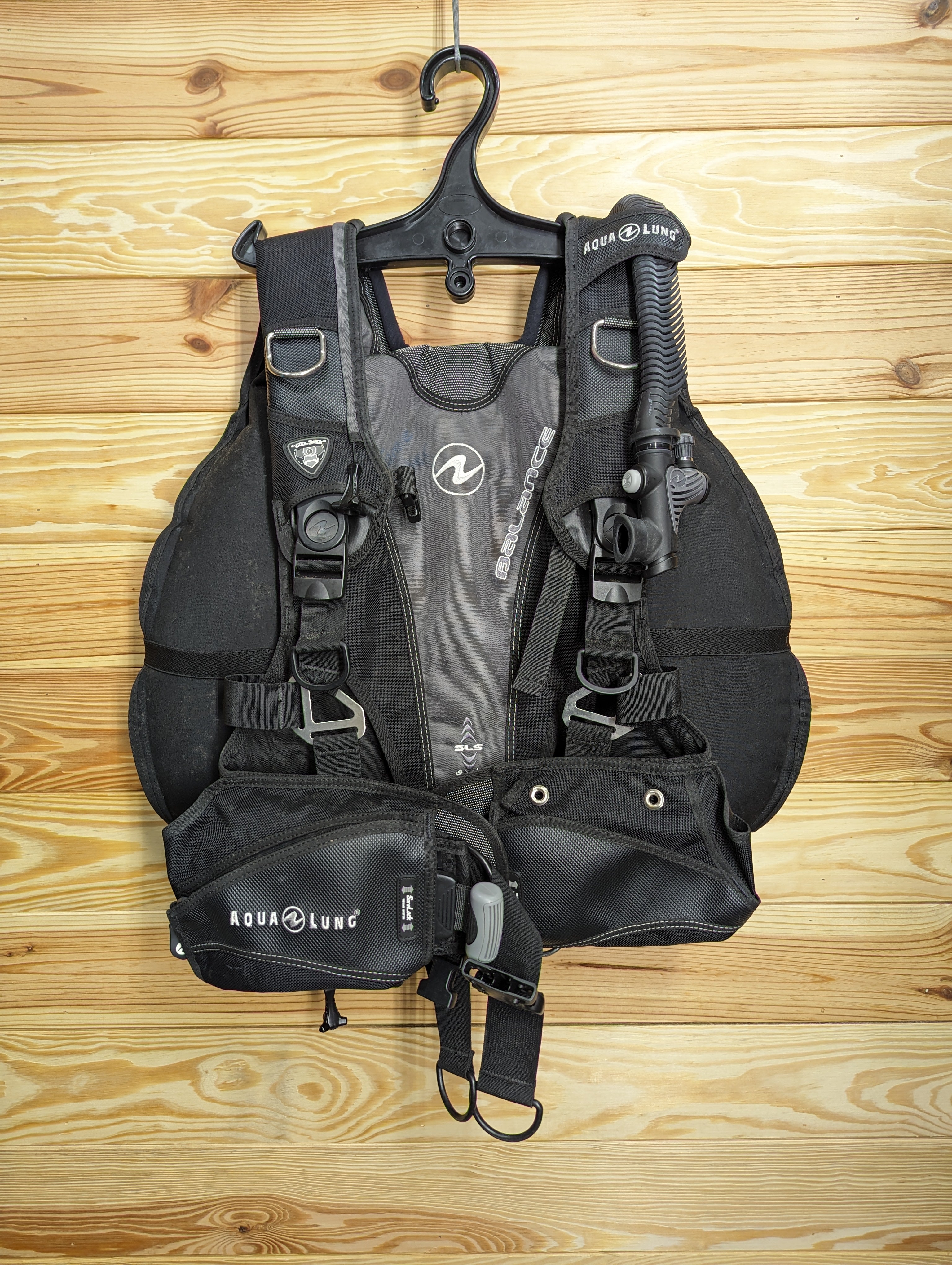 USED AQUALANG SeaQuest BC用ウェイトポケット シュアロック [I29678]