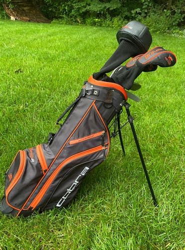 Junior Right Handed 7 Clubs King Cobra Jr Clubs (Full Set With Stand Bag)