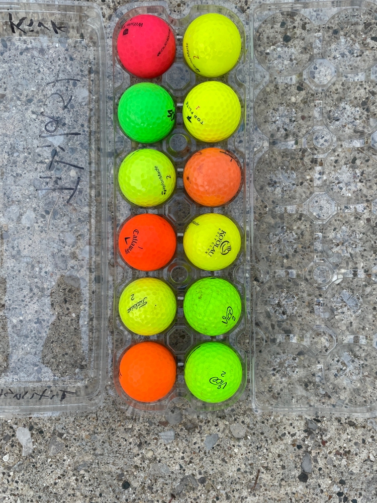 Colored Golf balls
