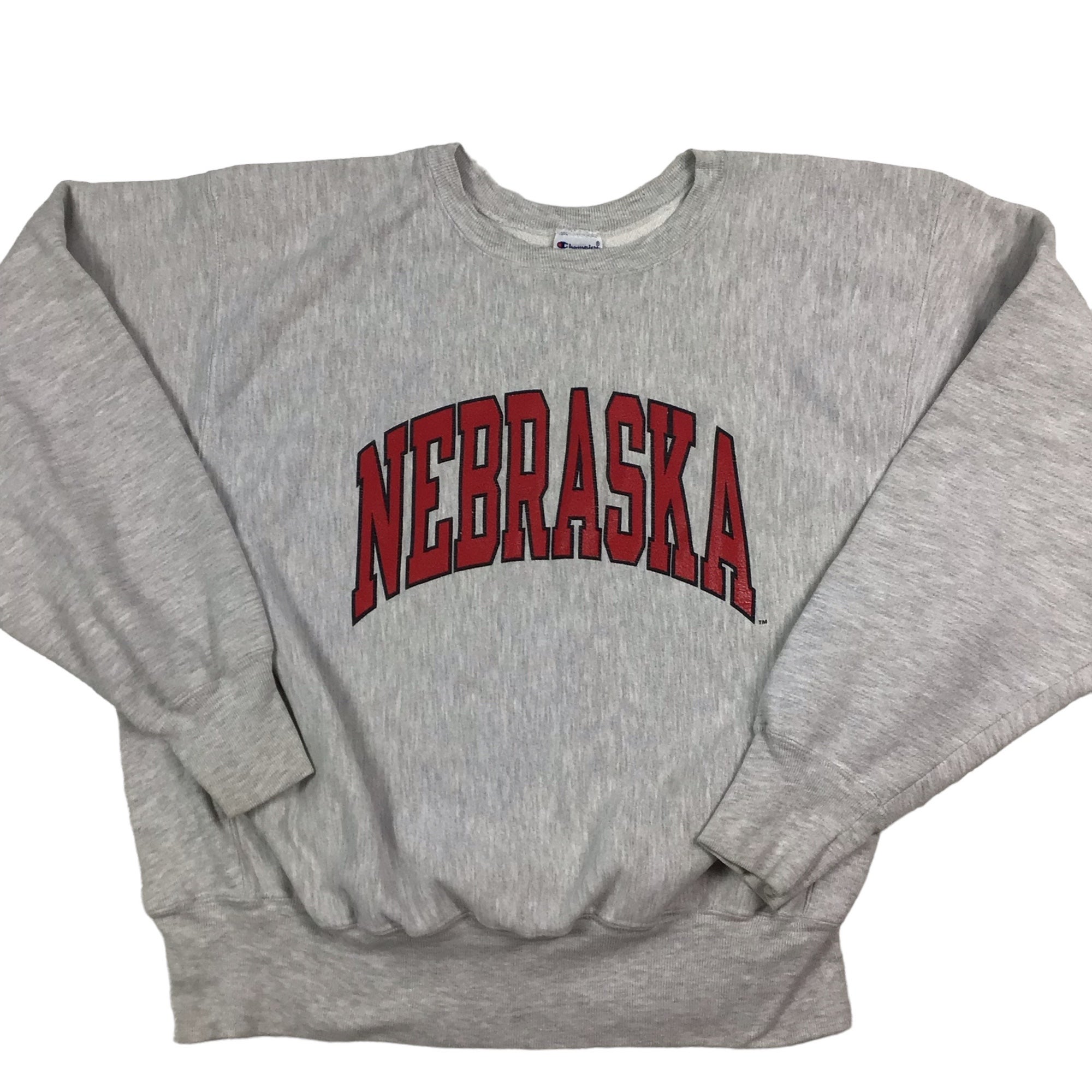 90s champion Nebraska vintage reverse weave Crewneck