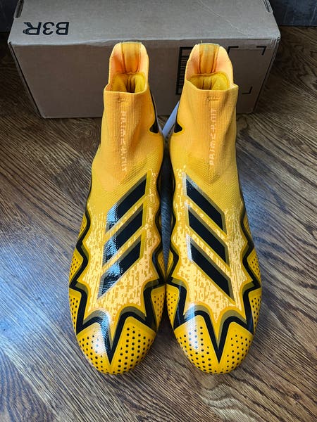 Adidas Freak Ultra 22 Primeknit Yellow Black Football Cleats  display picture 3