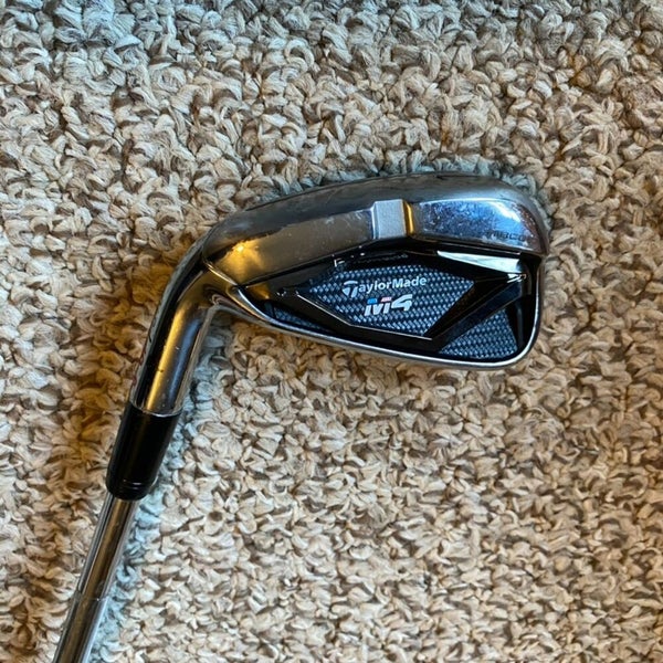 Left Handed Taylormade M4 Individual Demo 7 Iron Dynamic Gold Steel Stiff Flex