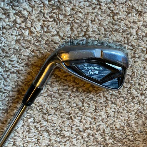 Left Handed Extended +0.5" Taylormade M4 Individual Demo 7 Iron KBS Stiff Flex