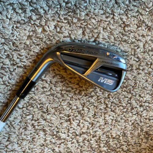 Left Handed Extended +0.5" TaylorMade M5 Individual Demo 7 Iron KBS Stiff Flex