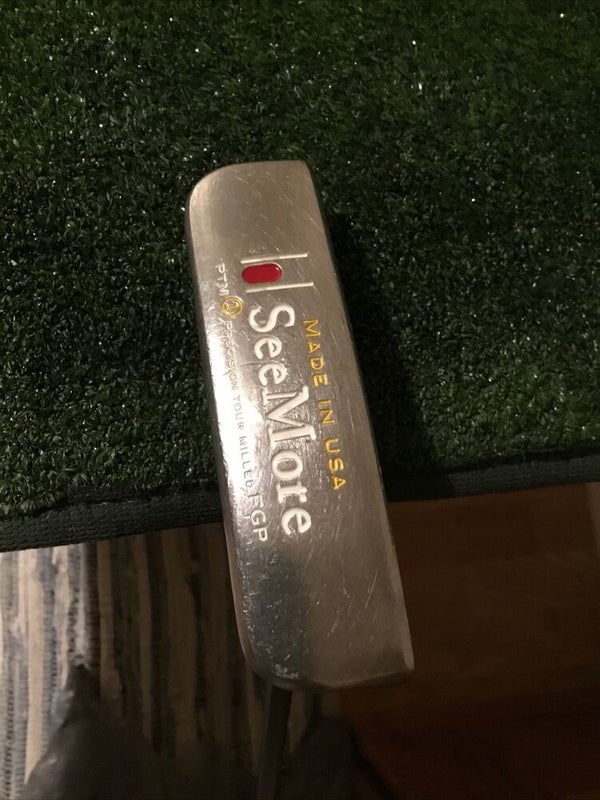 SeeMore Original FGP Milled SS303 Putter, RH+HC, 34