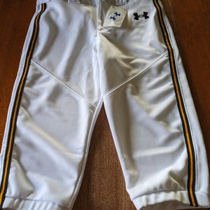 Official Canes White Youth New Medium Under Armour Game Knickers
