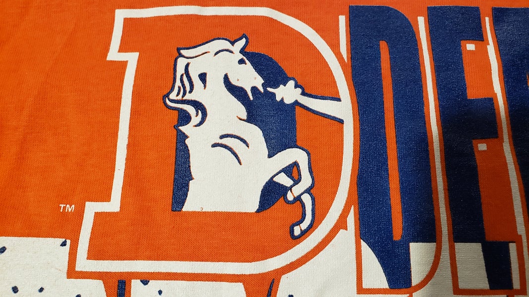 Vintage NFL Denver Broncos Tee Shirt 1994 Size XL Made in USA