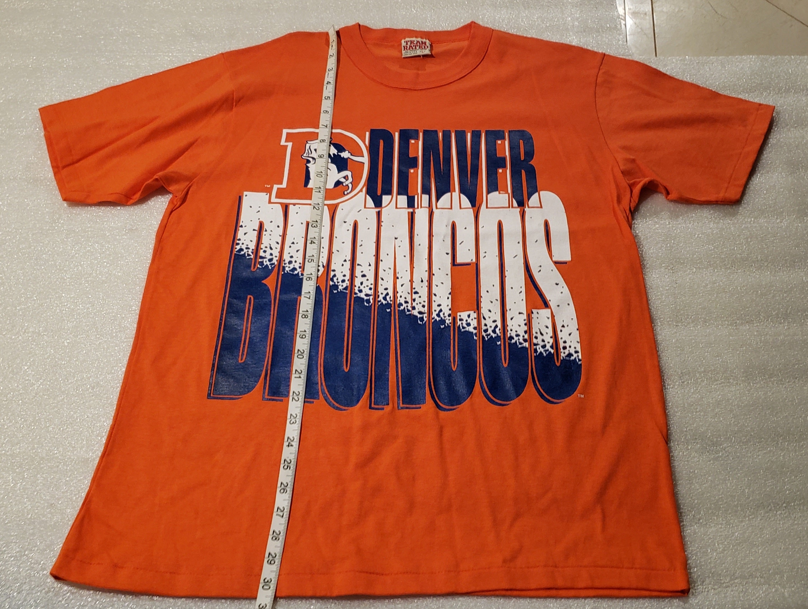 70s Denver Broncos vintage Super Bowl tee Tee has - Depop