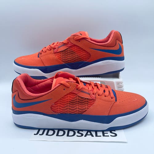 Nike SB Ishod PRM Orange Blue Jay DZ5648-800 Skate Men’s Size 10 NEW