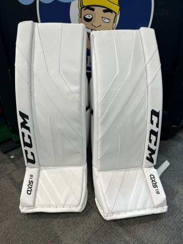 CCM  Axis 1.9 Intermediate Goal Pads | 30+1, WH/WH