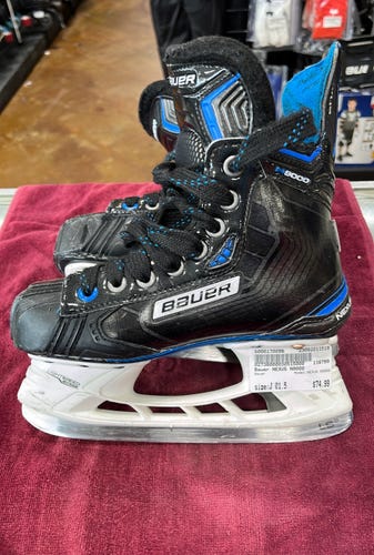 Bauer Used Junior Size 1.5 Hockey Skates