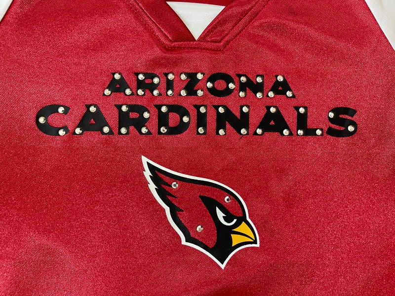 Arizona Cardinals NFL FOOTBALL SUPER AWESOME Women's Cut Size Small Jersey  Shirt