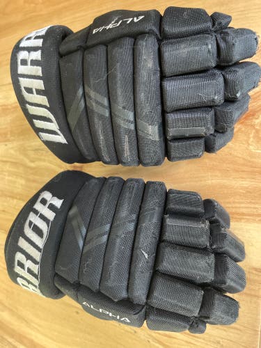 Used Warrior 10" Alpha DX4 Gloves