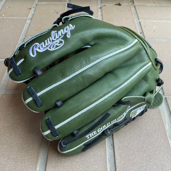 Rawlings RCS175NG 11.75 Neon Green Custom Series Baseball Glove New w/  Tags! 