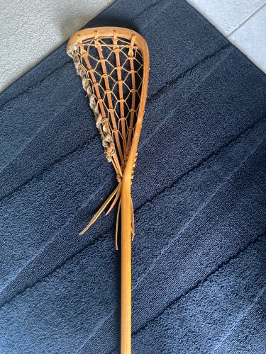Wood lacrosse stick