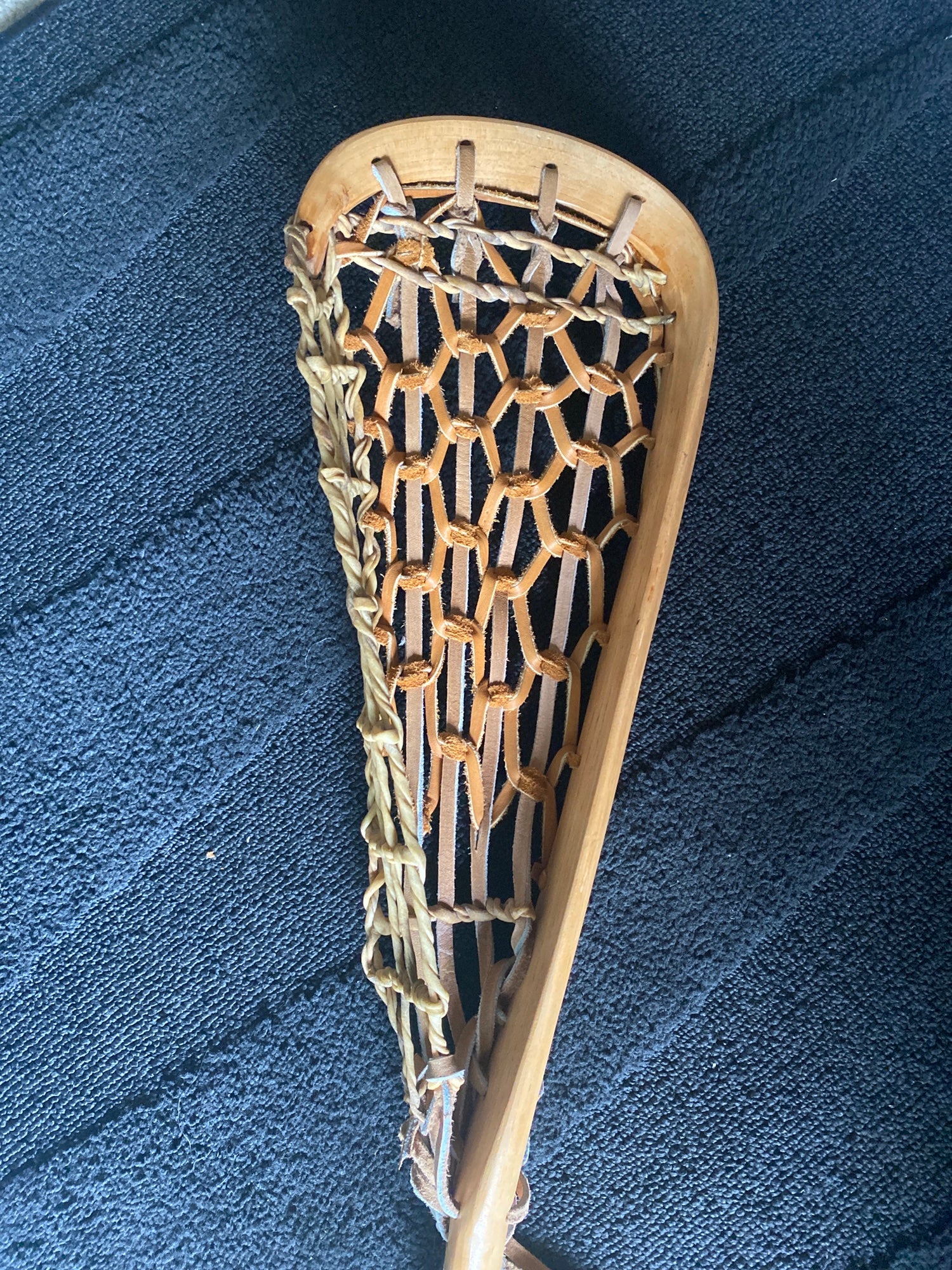 LACROSSE STICK EVOLUTION Flag Lax Native Equipment Vintage 