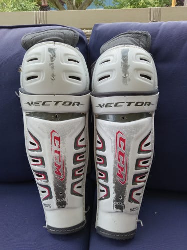 Used CCM Vector Shin Pads