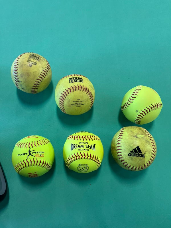 Softballs Used and New on SidelineSwap
