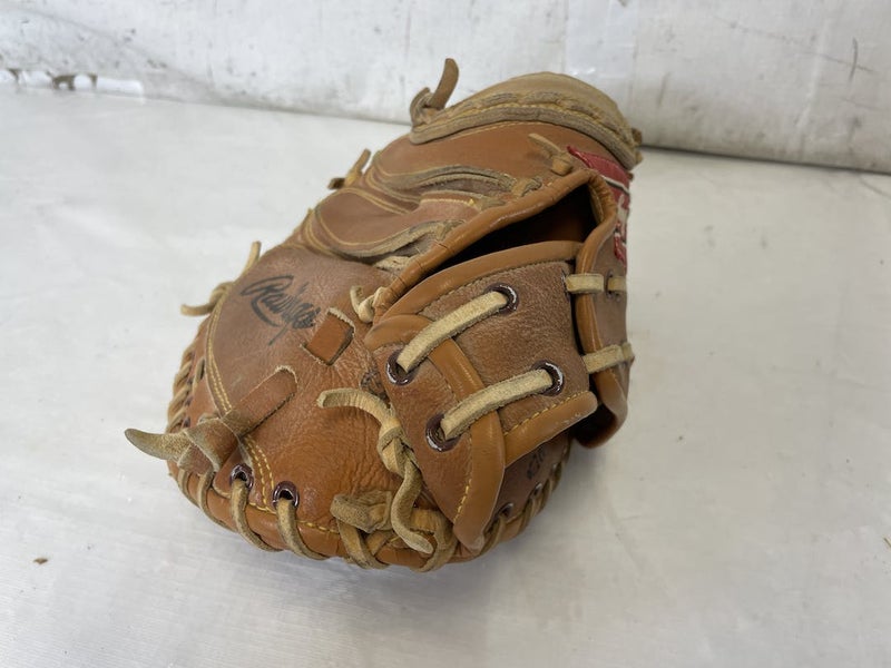 Vintage Rawlings Lance Parrish Catchers Mitt RCM7 Baseball Glove RHT