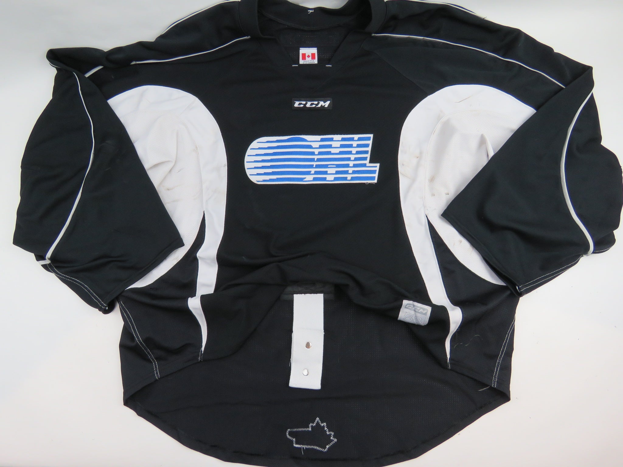 Pro Stock OHL CCM QuickLite Practice Jersey Goalie Cut 58 MIC