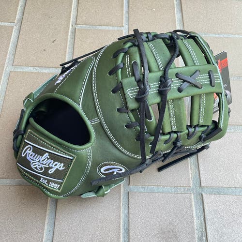 New Rawlings Military Green HOH - 13" DCT First Base Mitt - PRODCTMG