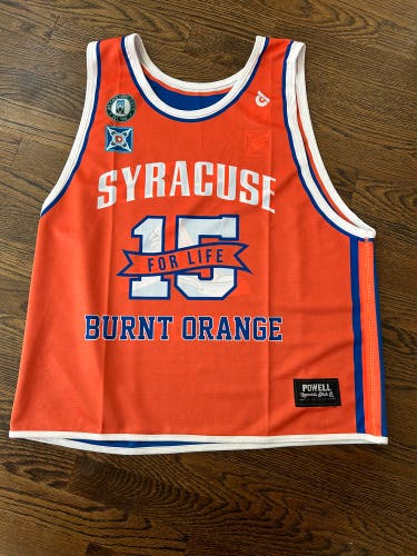 Syracuse lacrosse Burnt Orange revisable jersey (L/XL)