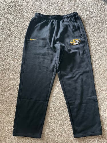 Men’s XL Black Mizzou Sweat pants - New Without Tags