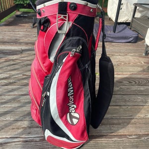 Red TaylorMade Cart Bag