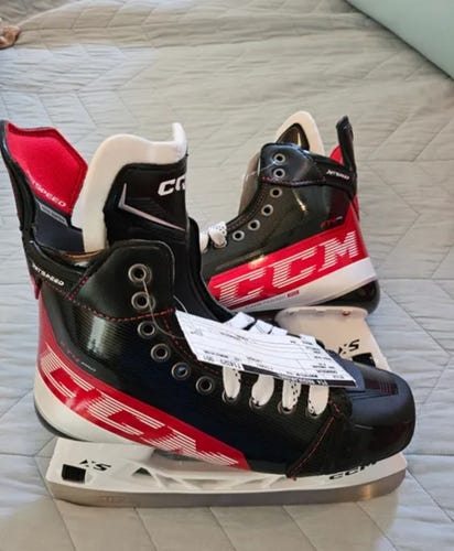 Senior Total Custom CCM JetSpeed FT4 Pro Hockey Skates Regular Width Pro Stock Size 9.5
