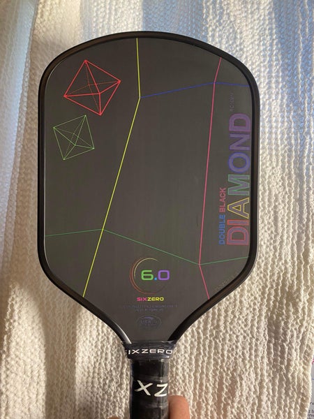Six Zero double black diamond rainbow Special Edition Pickleball Paddle
