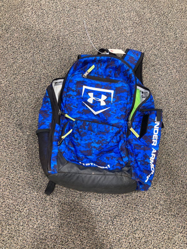 Under Armour Utility Baseball Print Backpack – BLUE – CSC