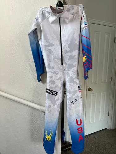 Unisex Used Large Spyder Ski Suit FIS Legal