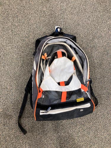 Used White & Orange Easton Batpack