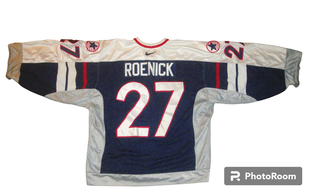 TEAM USA 1998 NIKE JERSEY ROENICK SIZE 52G MADE IN CANADA