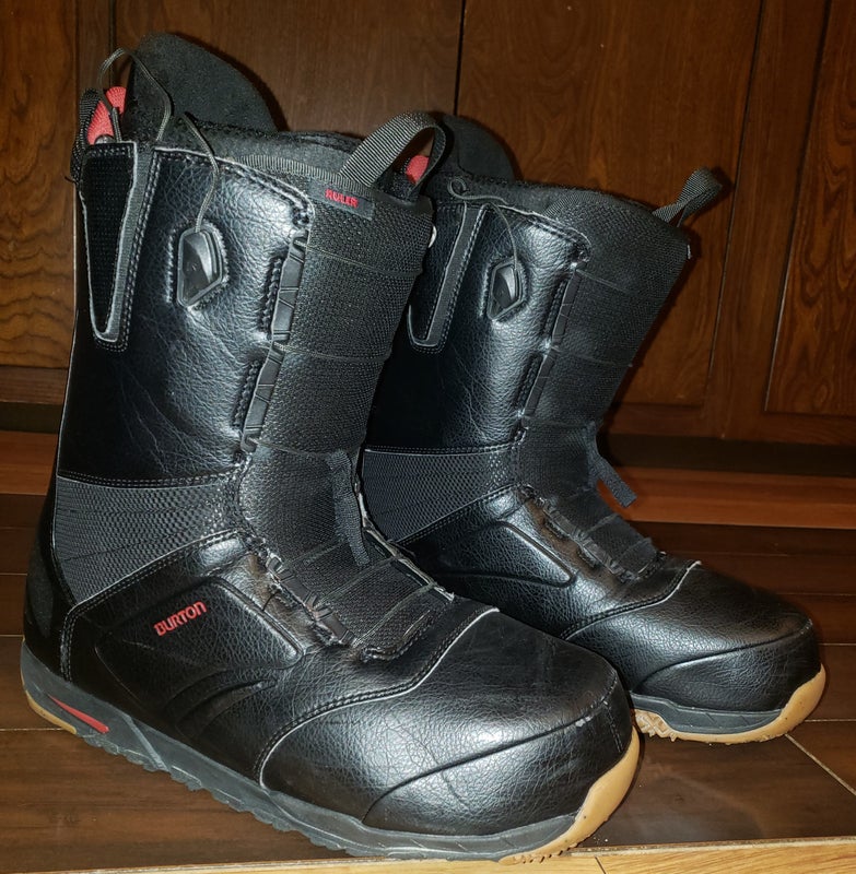 MENS SIZE 15/33.0 SNOWBOARD BOOTS / BURTON RULER SPEED ZONE LACE *USED* CLEAN - IN GOOD CONDITION