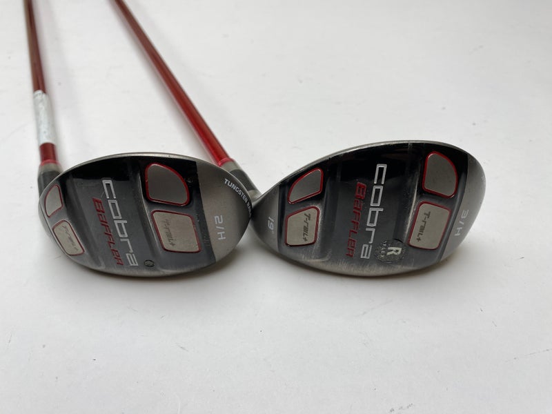 Cobra Baffler T Rail 2 & 3 Hybrid Set 17* 19* Tour AD 70g Regular  RH
