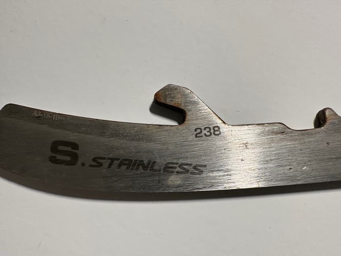 Used Bauer S Step steel  Stainless 238 mm