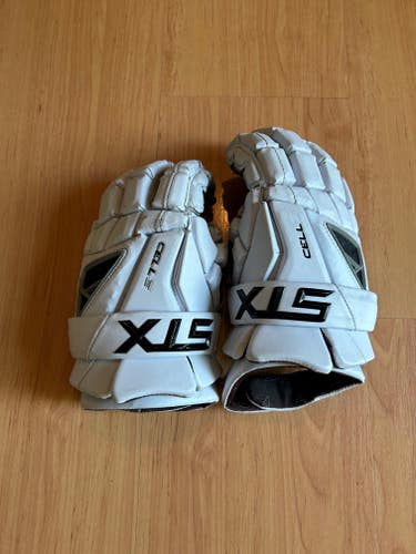 Used STX Goalie Gloves 12"
