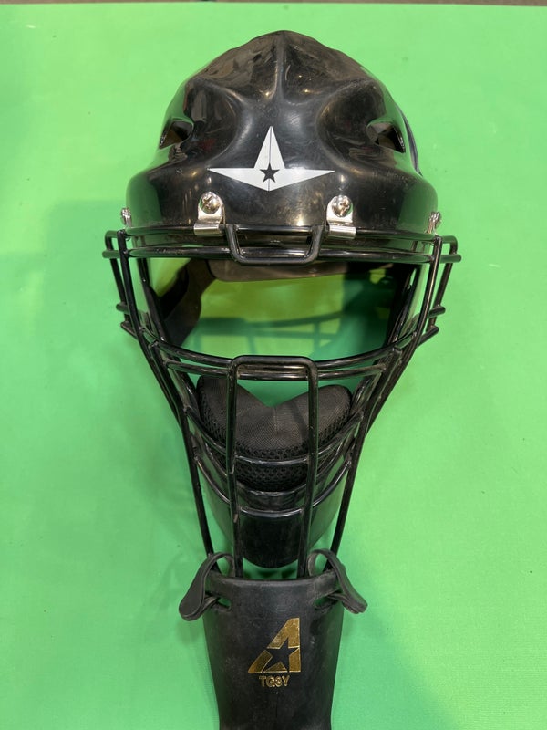 All-Star System 7 FM4000 Traditional Facemask, Black