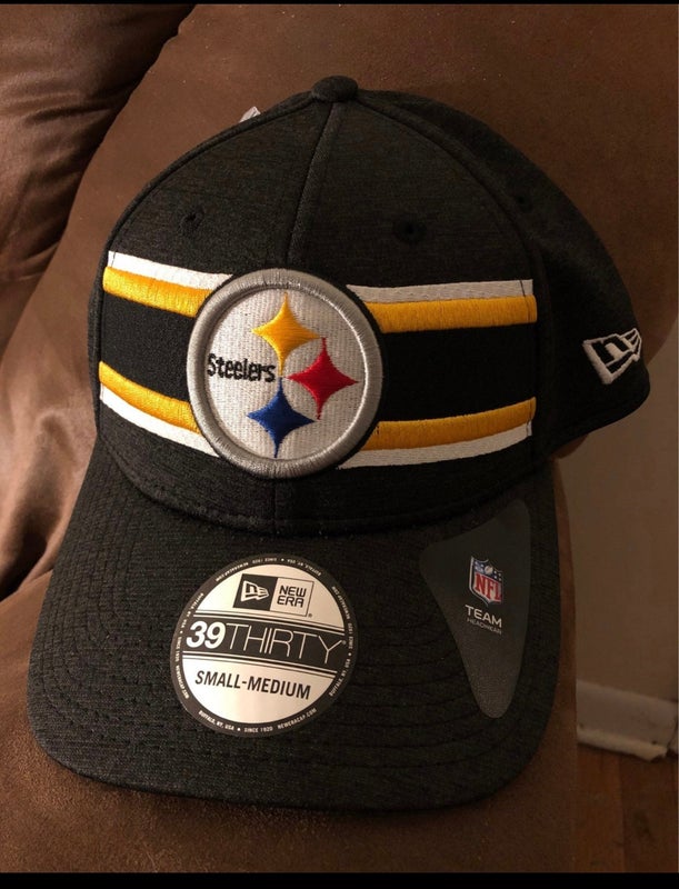 Pittsburgh Steelers Splash Hat Cap Reebok NFL Apparel Team Fitted Sz S / M