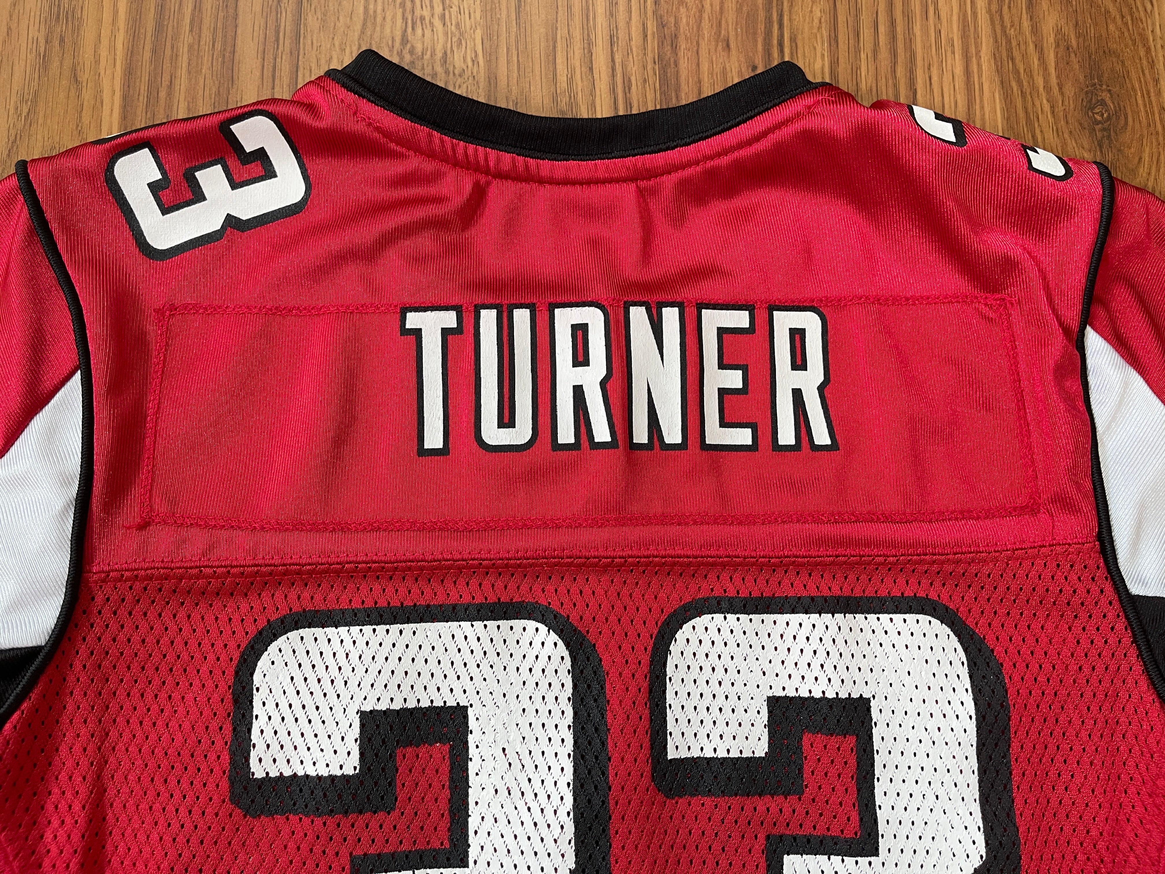 Atlanta Falcons Michael Turner #33 NFL FOOTBALL Women's Cut Size Small  Jersey!